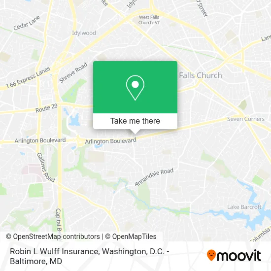 Robin L Wulff Insurance map