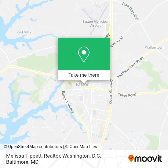 Melissa Tippett, Realtor map