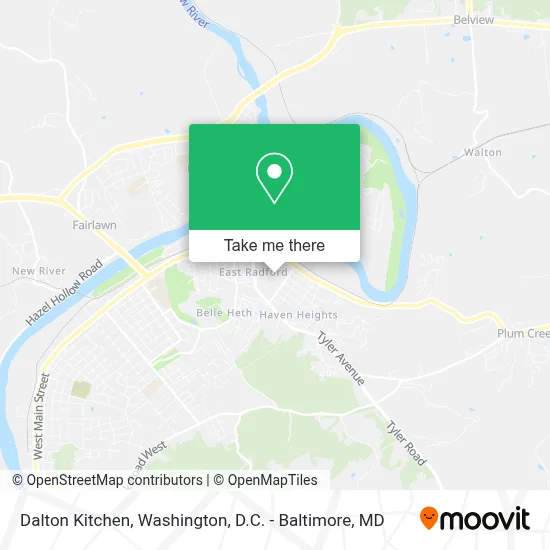 Dalton Kitchen map