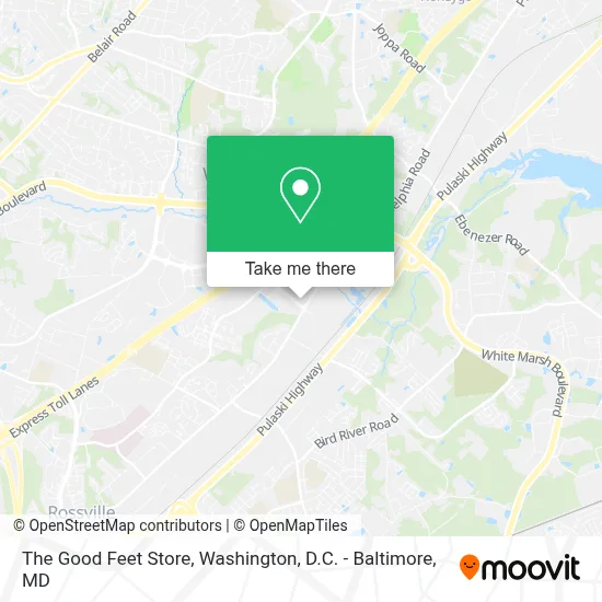 The Good Feet Store map