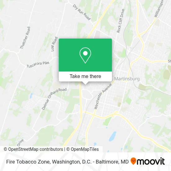 Fire Tobacco Zone map