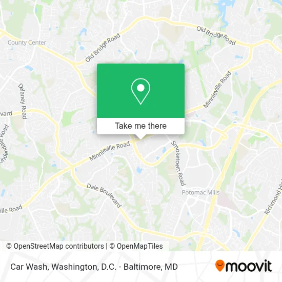 Car Wash map