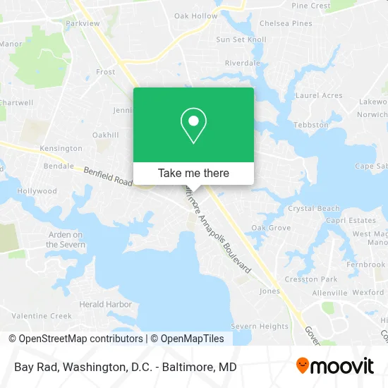Bay Rad map