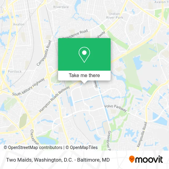 Two Maids map