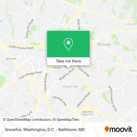 Snowfox map