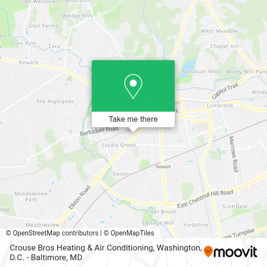 Crouse Bros Heating & Air Conditioning map