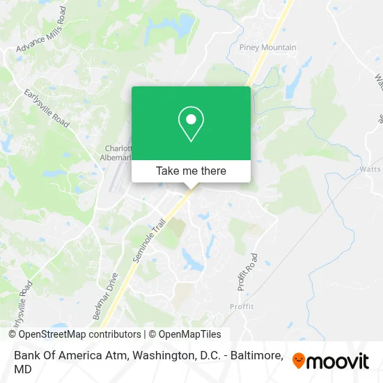 Bank Of America Atm map