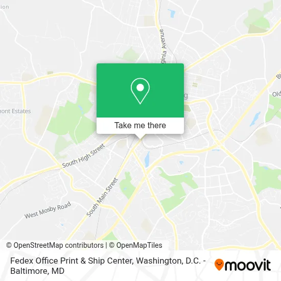 Fedex Office Print & Ship Center map