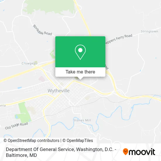 Department Of General Service map
