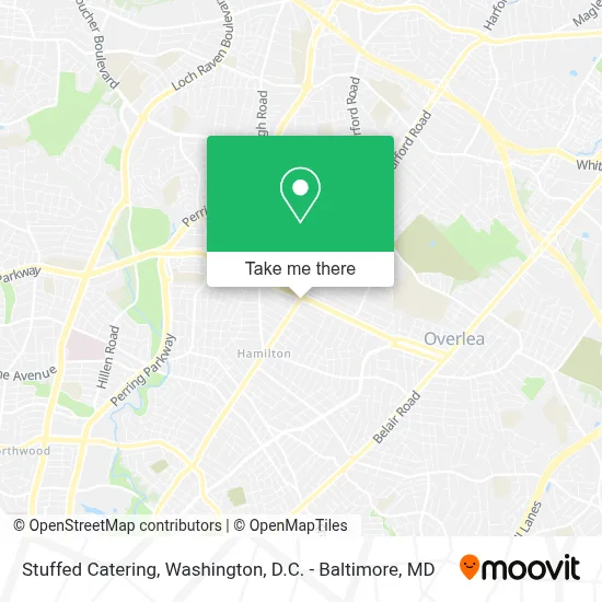 Stuffed Catering map