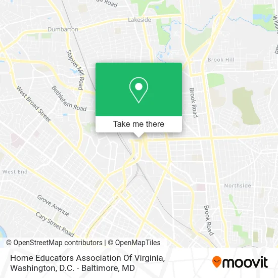 Home Educators Association Of Virginia map