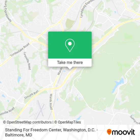 Standing For Freedom Center map