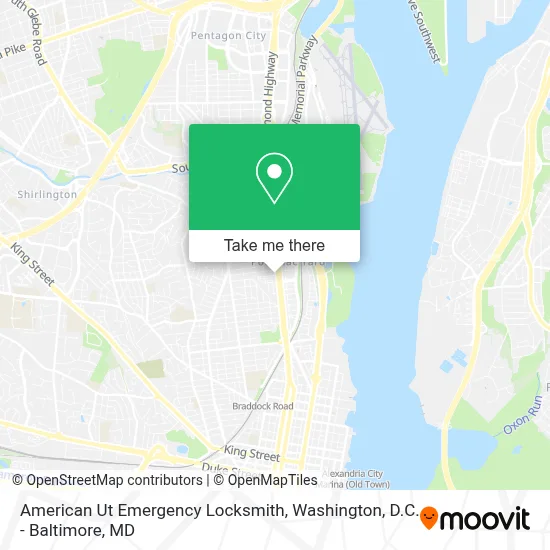 American Ut Emergency Locksmith map