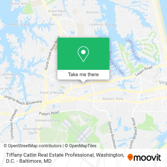 Tiffany Catlin Real Estate Professional map