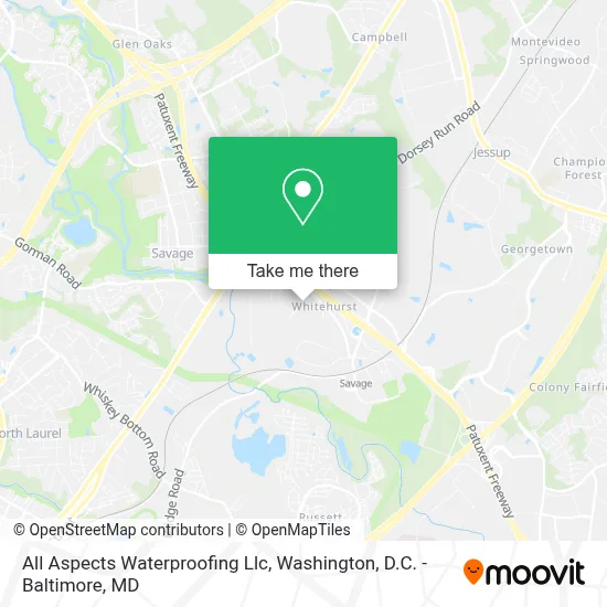 All Aspects Waterproofing Llc map