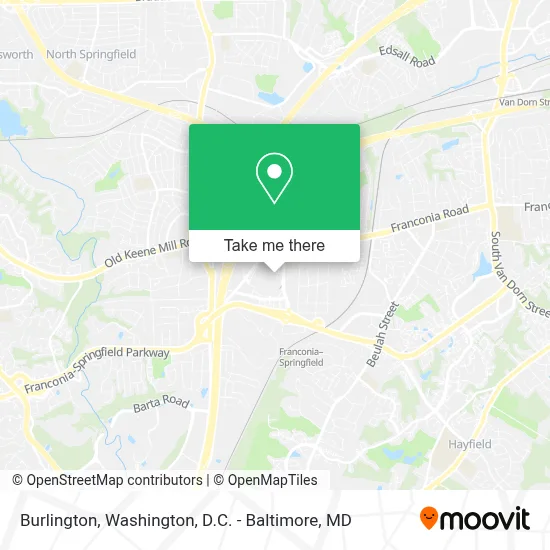 Burlington map