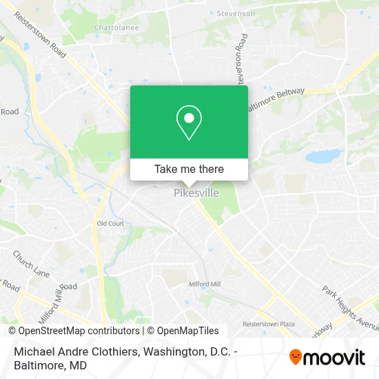 Michael Andre Clothiers map