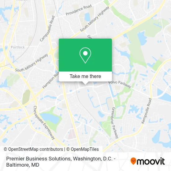Premier Business Solutions map