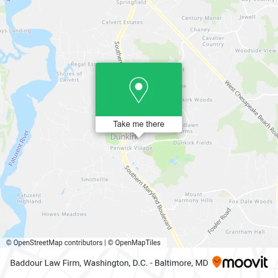 Baddour Law Firm map
