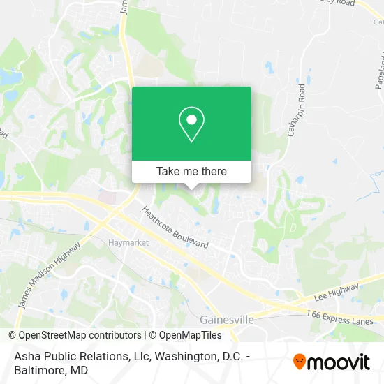 Asha Public Relations, Llc map