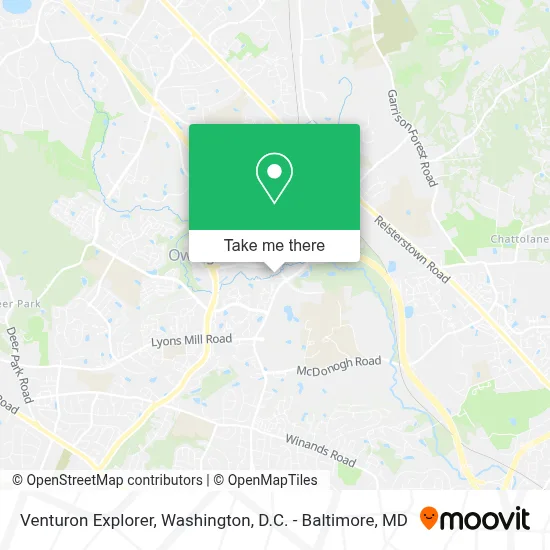 Venturon Explorer map