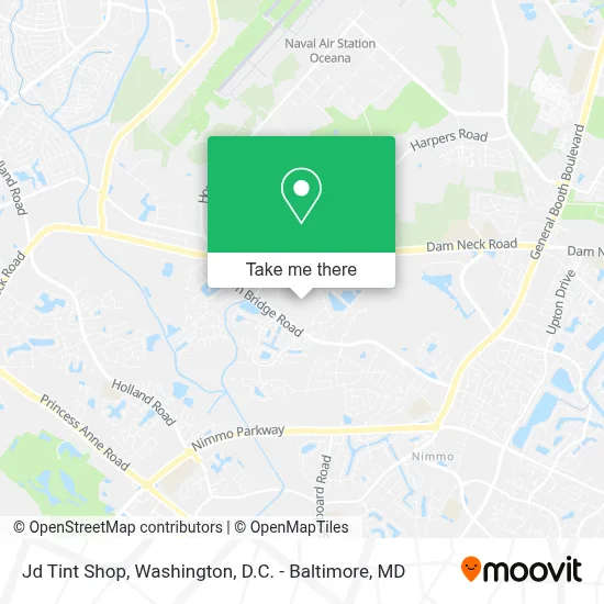 Jd Tint Shop map