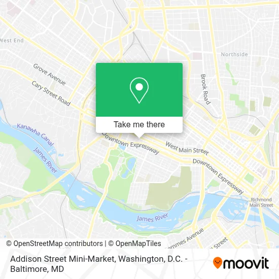 Addison Street Mini-Market map