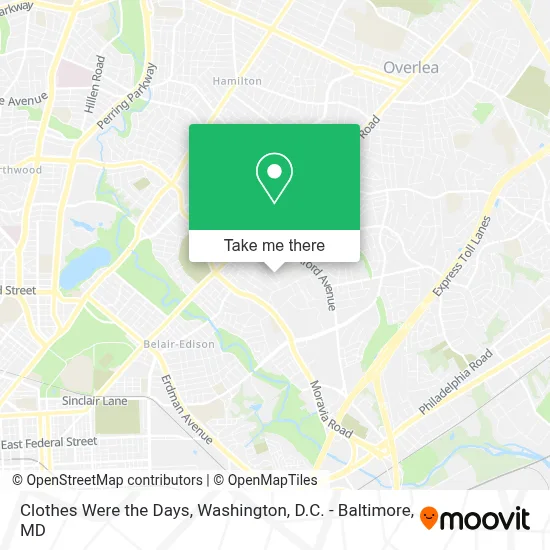 Clothes Were the Days map