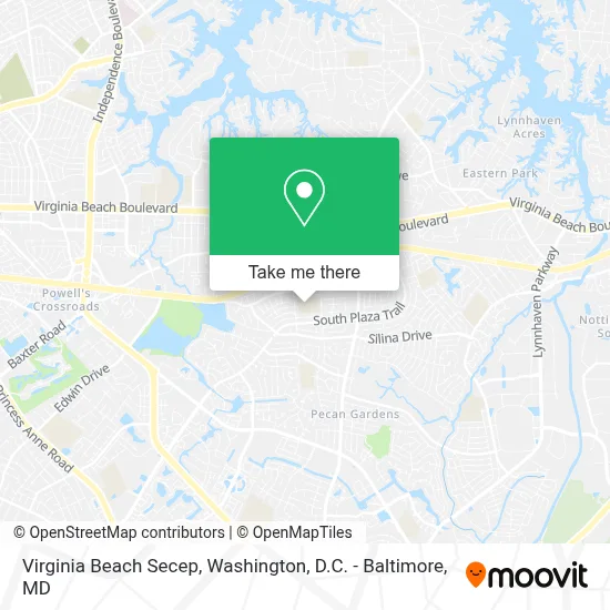 Virginia Beach Secep map