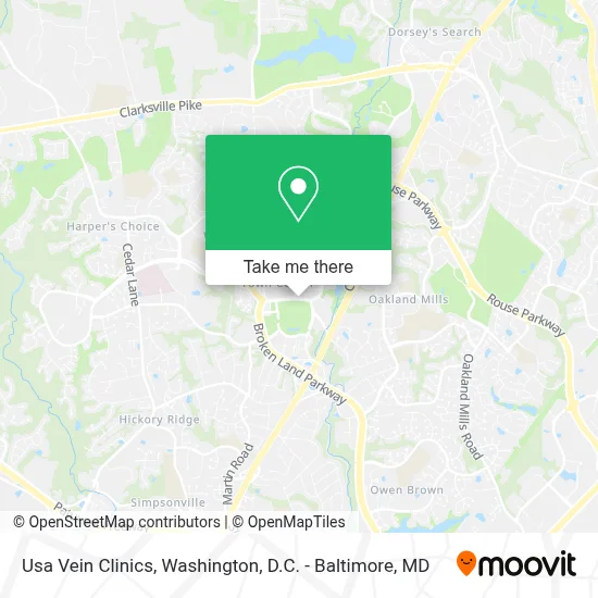 Usa Vein Clinics map