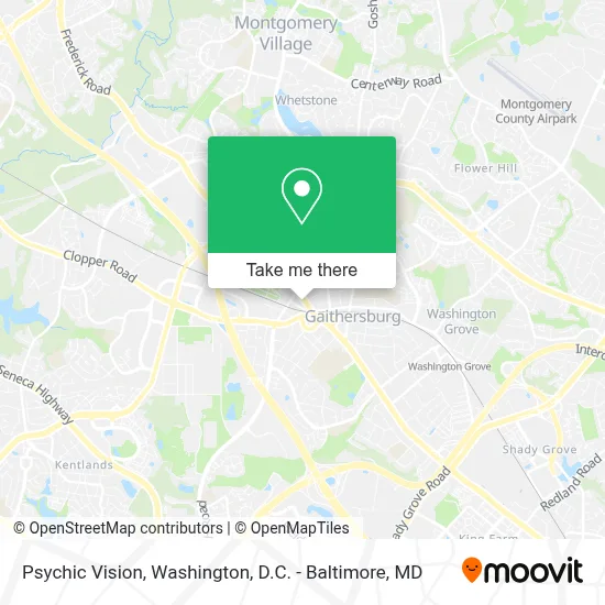 Psychic Vision map