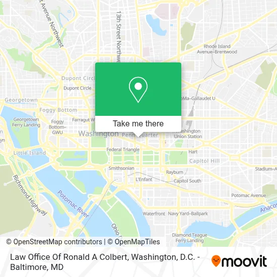Law Office Of Ronald A Colbert map