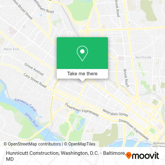 Hunnicutt Construction map