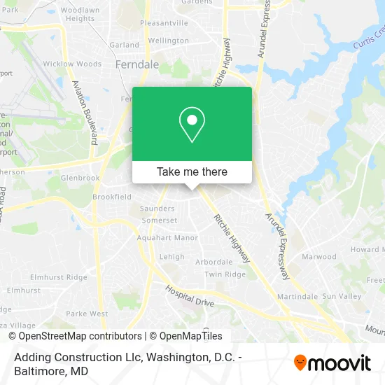Adding Construction Llc map