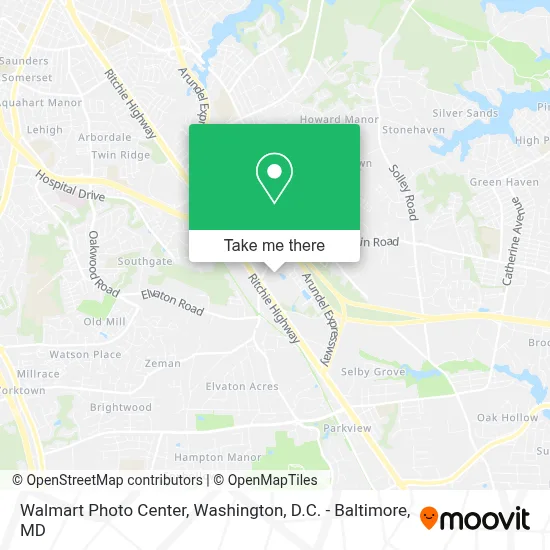 Walmart Photo Center map