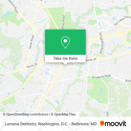 Lumena Dentistry map