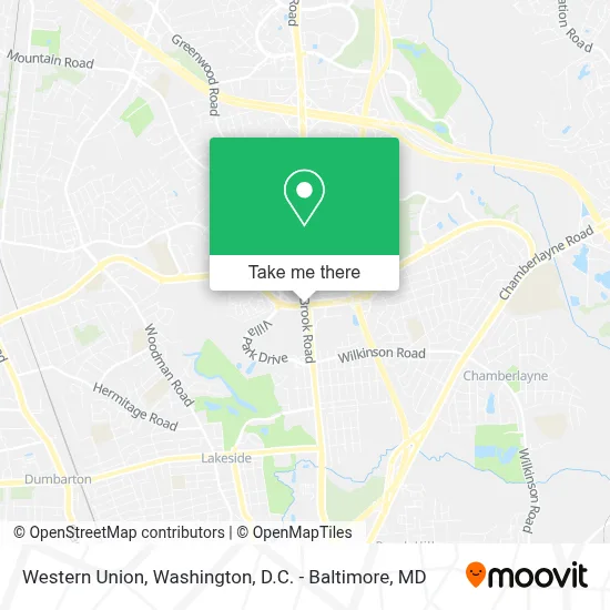 Western Union map