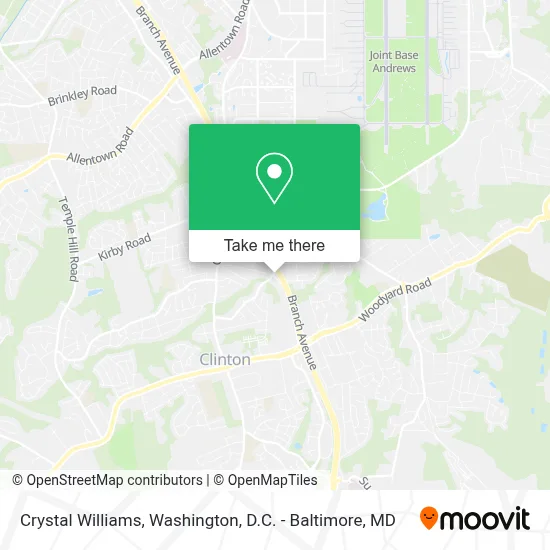 Crystal Williams map