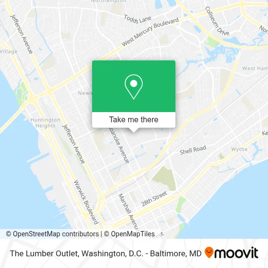The Lumber Outlet map