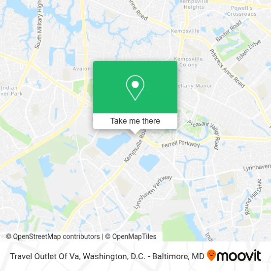 Travel Outlet Of Va map