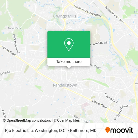 Rjb Electric Llc map