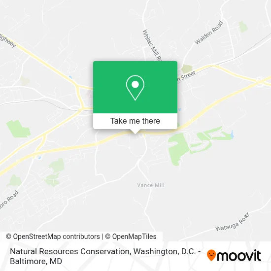 Natural Resources Conservation map