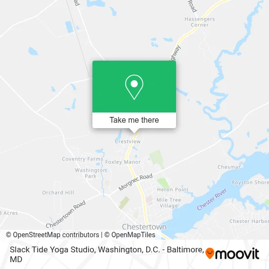 Slack Tide Yoga Studio map