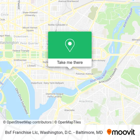 Bsf Franchise Llc map