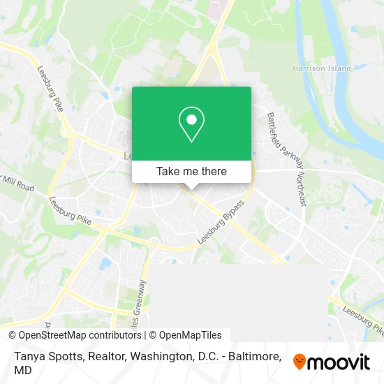 Tanya Spotts, Realtor map