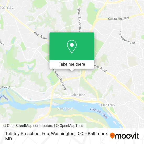 Tolstoy Preschool Fdc map