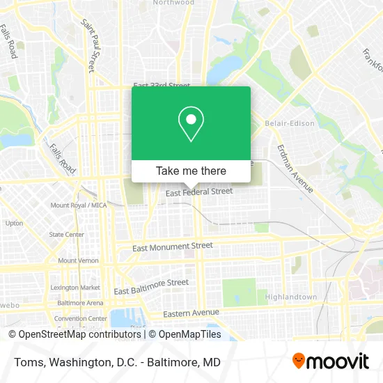 Toms map