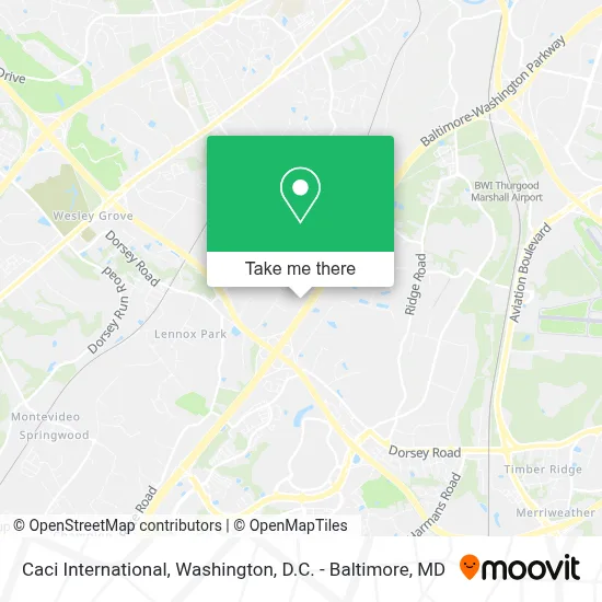 Caci International map