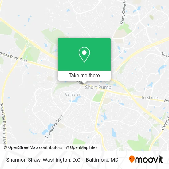 Shannon Shaw map