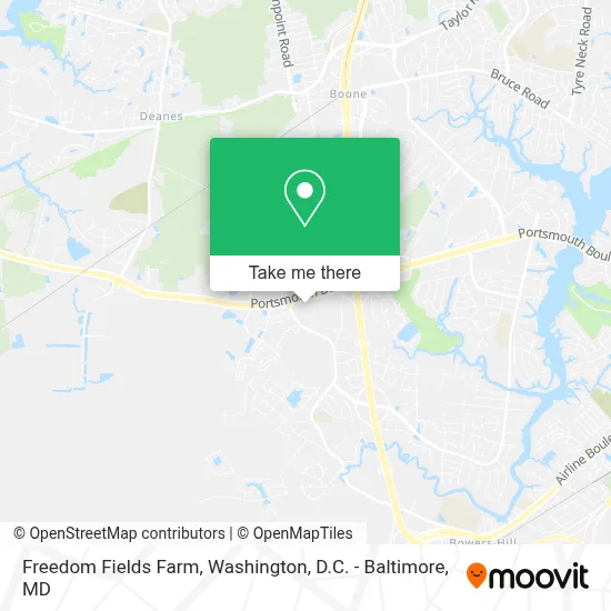 Freedom Fields Farm map